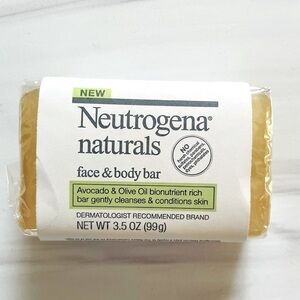 Neutrogena Naturals Face And Body Bar, 3.5 Oz- Discontinued